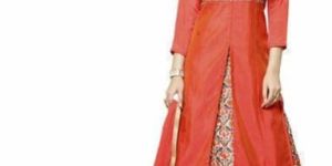 Semi Stitched Skirt Suit