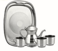 Steel Tea Set