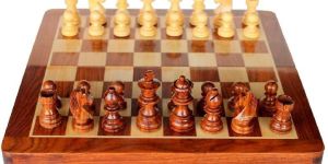 Wooden Magnetic Chess Board