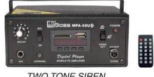 Amplifier with 2 Tone Siren
