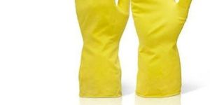 Yellow Rubber Hand Gloves