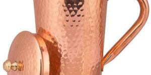 Copper Hammared Jug