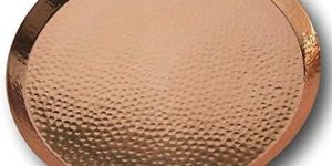 Copper Round Serving Tray