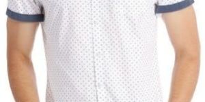 Short Sleeve Print Man Shirt