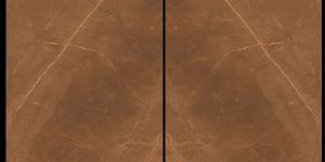 800X1600mm Armani Gold Book Match Glossy Series Vitrified Slabs