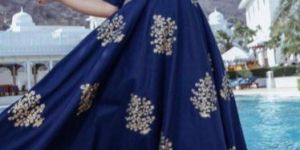 Ladies Designer Printed Anarkali Dress