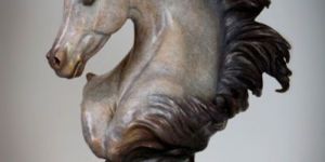 Horse Head Statue