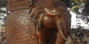 Marble Elephant Statue