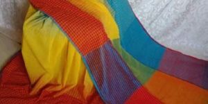 Khadi Cotton Ikkat Sarees