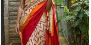 Kalamkari Silk Saree