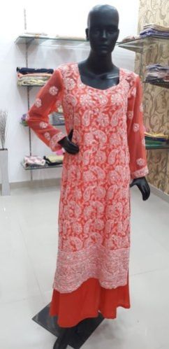Georgette Chikankari Suit