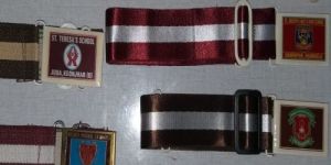 School Belt with Brass Buckle