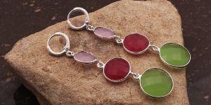 Elegant Bridal Gemstone Earrings