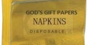 Disposable Yellow Paper Napkin