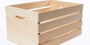 Rectangular Wooden Crate