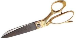 Madan 9Inch Brass Handle Funner Steel Scissors