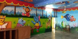 Play School Wall Painting