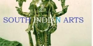 Brown Bronze Vishnu Statute