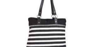 Striped Tote Bag