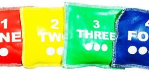 I PU Fabric Bean Bags (From 80gm to 100gm of Each) with Number Printing