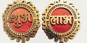 Red Shubh Labh Sticker