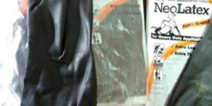 Black Neoprene Gloves