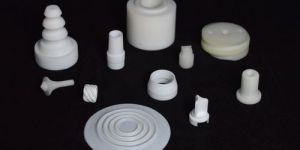 White PTFE Machine Component