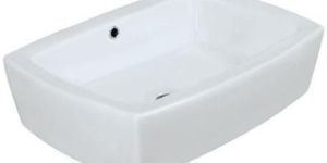White Ceramic Jaquar Table Top Basin