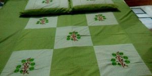 Cotton Embroidery Bedsheet