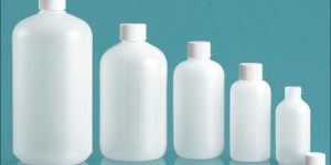 White HDPE Plastic Bottle