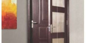 Flymesh Wood Finish Door