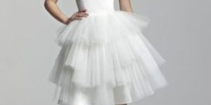 Short Length Bridal Dress