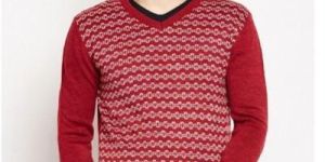 Woolen V Neck Pullover