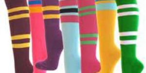 Multi Color Long Knee Socks