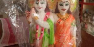 Marble Radha Krishna Statue