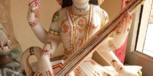 Marble Saraswati Statue