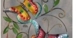 Decorative Butterfly Metal Wall Hanging