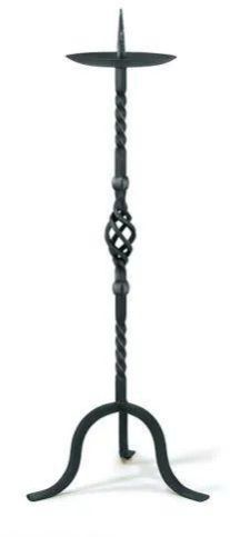 Black Pillar Candle Stand