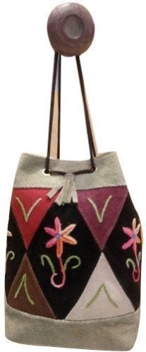 Suede Leather Potli Bag