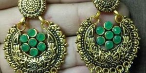 Antique Brass Dangle Earring