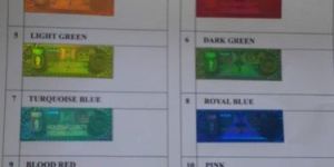 Silver Hologram Sticker