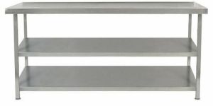 Silver Stainless Steel Table