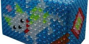 Acrylic Bead Tissue Box