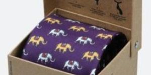 Printed Elephant Necktie