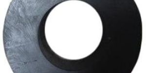 Stainless Steel And Black Ring