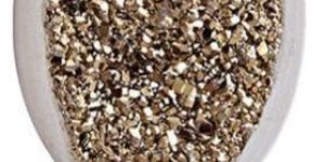 Victorian Bronze Window Druzy Gemstone