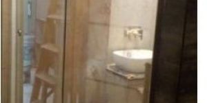 Sliding Glass Shower Panel