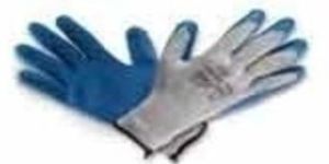 PU Poly Cotton Knitted Gloves