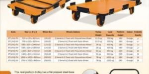 Orange Platform Trolleys