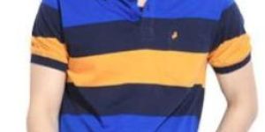 Mens Striped Cotton T Shirt